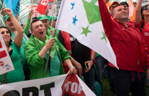 Belgian Unions Protest